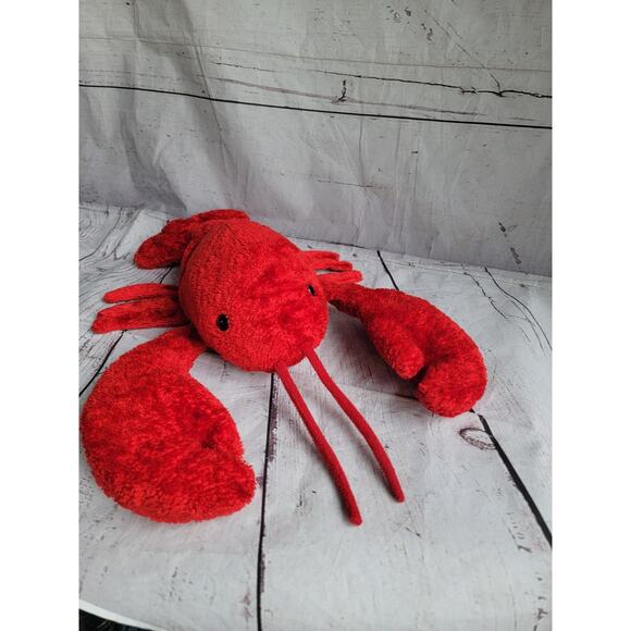 Mary Meyer Flip Flops Lobster Plush Floppy Velvety Stuffed Animal 14in Realistc - Picture 2 of 9